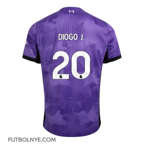 Camiseta Liverpool Diogo Jota #20 Tercera Equipación 2023-24 manga corta